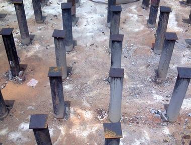 Micro-piles foundation